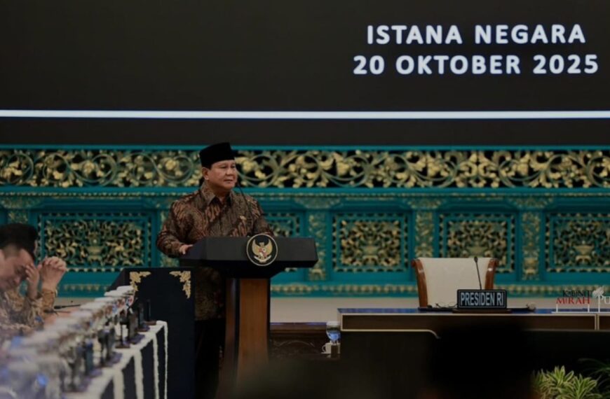 1 Tahun Kepemimpinan, Prabowo Sampaikan Pidato Dalam Pembukaan Sidang Paripurna
