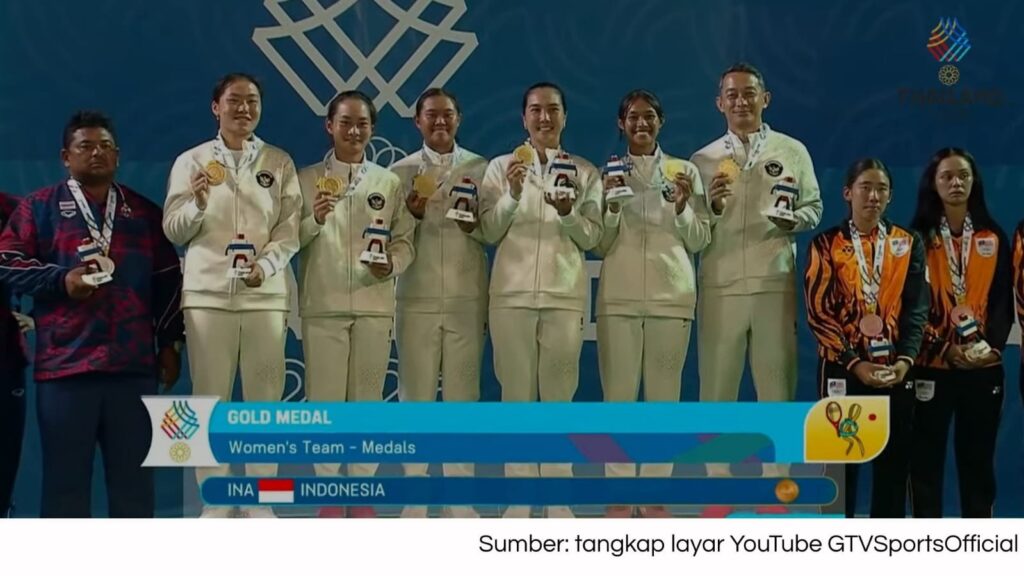 Update Sea Games 2025: Panjat Tebing Dan Tenis Sapu Bersih, Kontingen Indonesia Konsisten Papan Atas Klasemen