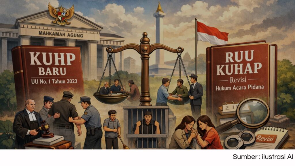 KUHP Baru Resmi Berlaku 2026, KUHAP Masih Digodok: Babak Baru Hukum Pidana Nasional