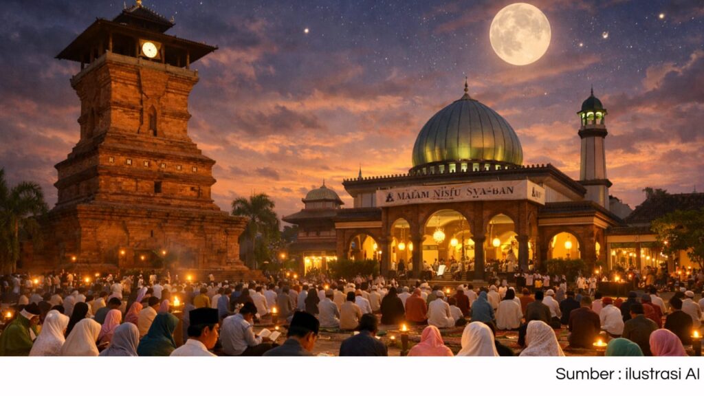 Momentum Nisfu Sya’ban, Umat Muslim Sambut Malam Penuh Doa Menjelang Ramadhan